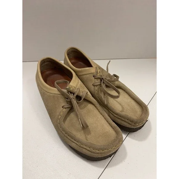 Clarks wallabees shop thin sole